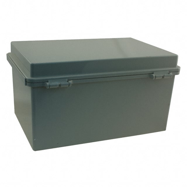 NBF-32018 BOX ABS GRAY 11.810"L X 7.870"W