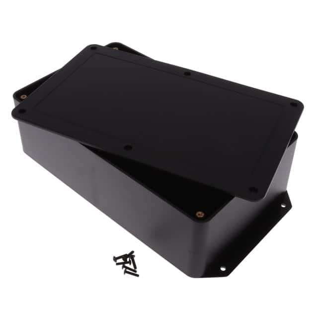 CU-3286-MB BOX ABS BLACK 10.151"L X 6.151"W