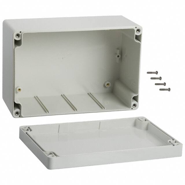 1554TGY BOX ABS GRAY 7.087"L X 4.724"W