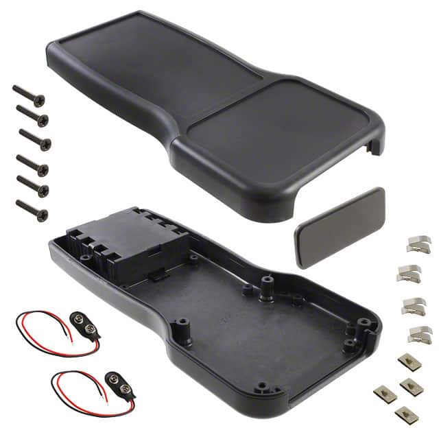 1553TBKBAT BOX ABS BLACK 8.268"L X 3.937"W