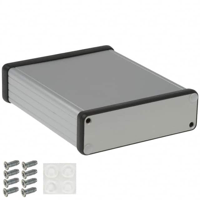 1455L1201BK BOX ALUM BLACK 4.724"L X 4.055"W