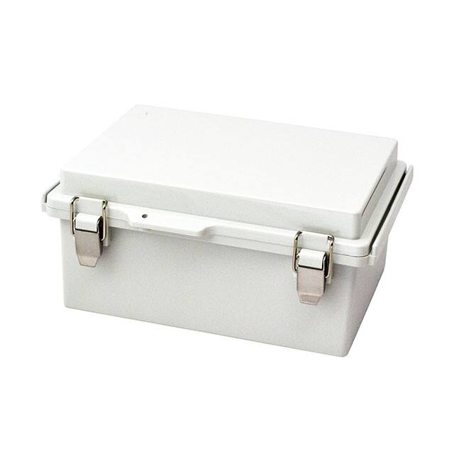 PTQ-11048 BOX PLAS GRAY 8.599"L X 6.299"W