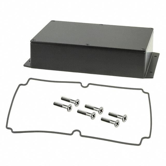 AN-2857-AB BOX ALUM BLACK 8.750"L X 5.750"W