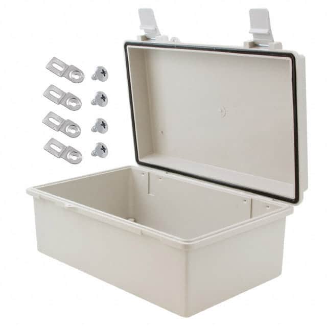NBB-22241 BOX ABS GRAY 10.750"L X 6.780"W