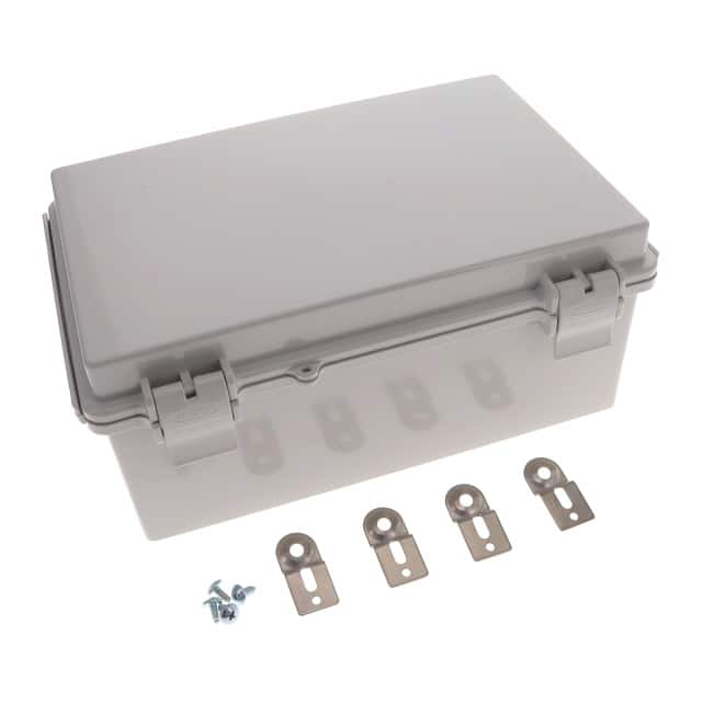 NBF-32316 BOX ABS GRAY 11.810"L X 7.870"W