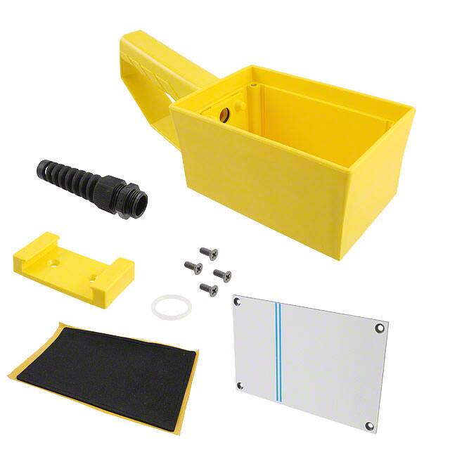 292150000 BOX PLASTIC YLW 3.35"L X 4.13"W