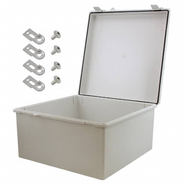 NBB-22245 BOX ABS GRAY 13.010"L X 13"W