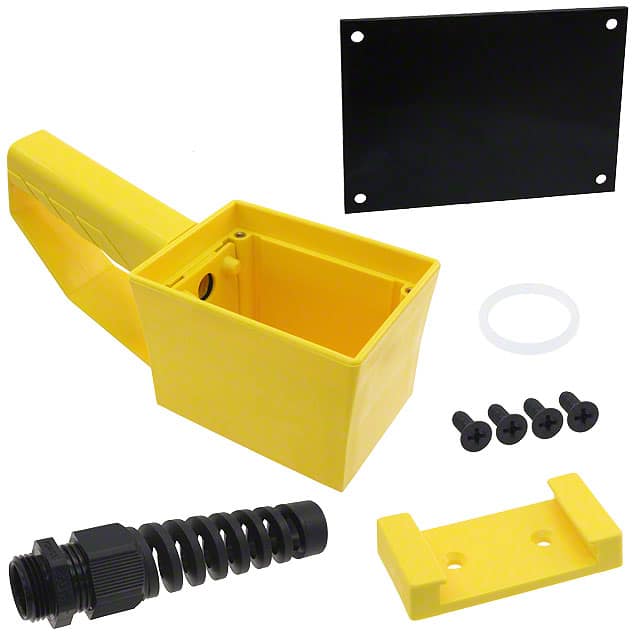 292130000 BOX PLASTIC YLW 3.35"L X 3.35"W