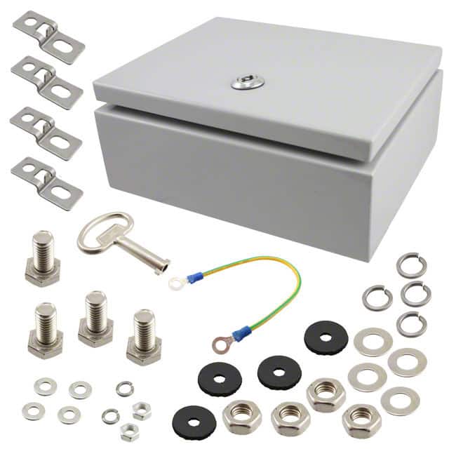 SNB-3731 BOX STEEL GRY 11.810"L X 9.840"W