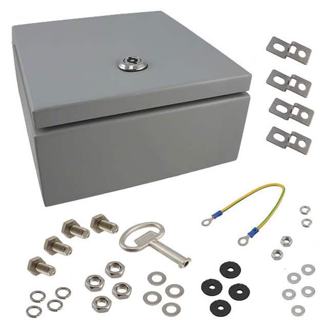 SNB-3733 BOX STL GRAY 11.810"L X 11.810"W