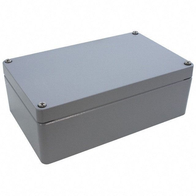 011626090 BOX ALUM GRAY 10.24"L X 6.3"W