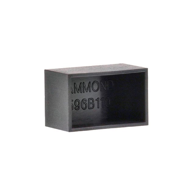 1596B110 BOX ABS BLACK 0.850"L X 0.550"W