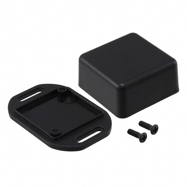 1551MFLBK BOX ABS BLACK 1.378"L X 1.378"W