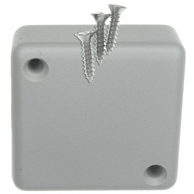 1551QGY BOX ABS GRAY 1.575"L X 1.575"W