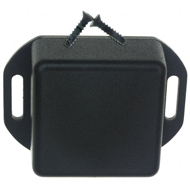 1551PFLBK BOX ABS BLACK 1.575"L X 1.575"W