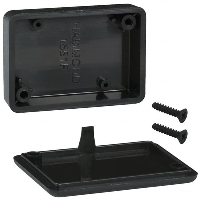 1551FBK BOX ABS BLACK 1.969"L X 1.378"W