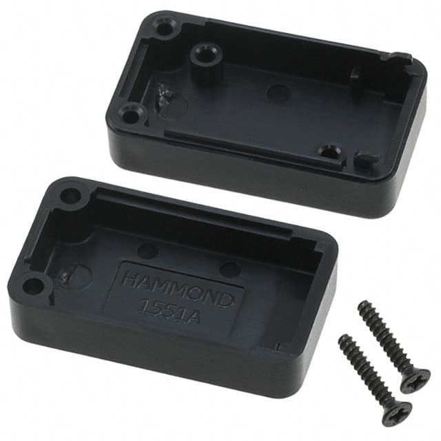 1551ABK BOX ABS BLACK 1.380"L X 0.790"W