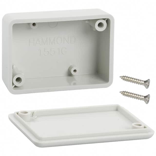 1551GGY BOX ABS GRAY 1.969"L X 1.378"W