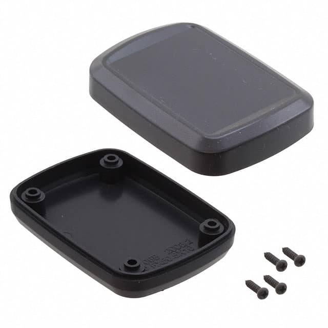 HH-3641 BOX ABS BLACK 2.736"L X 1.988"W