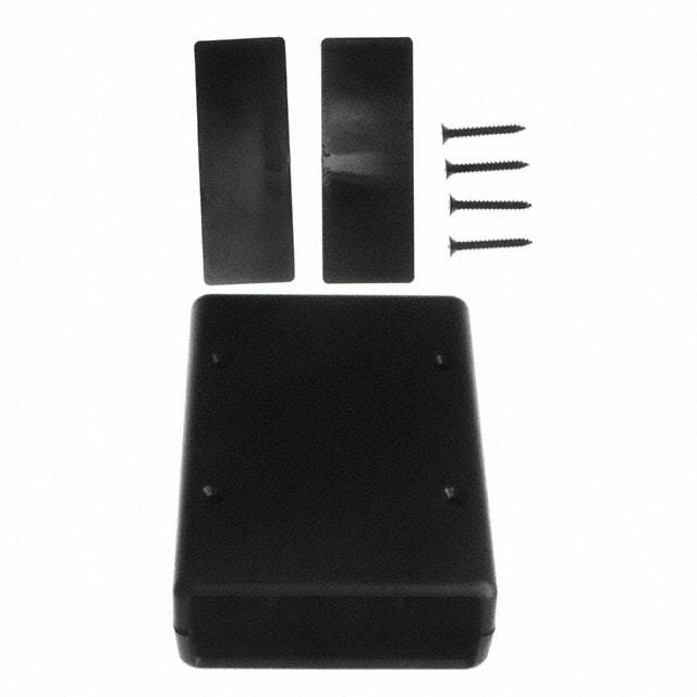 HP-3651-B BOX ABS BLACK 3.631"L X 2.607"W