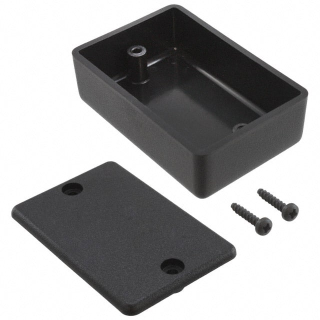 CU-741 BOX PLAS BLK 1.510"L X 2.260"W