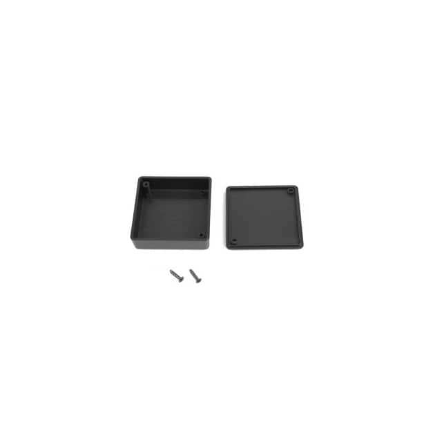 1551TBK BOX ABS BLACK 2.360"L X 2.360"W