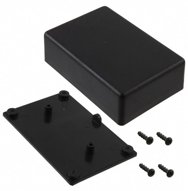 CU-789 BOX ABS BLACK 3.047"L X 2.047"W