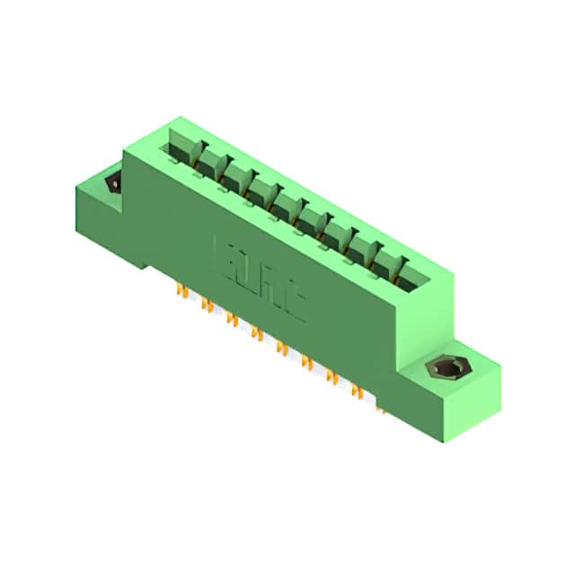 337-018-555-207 CONN EDGE DUAL FMALE 18POS 0.156