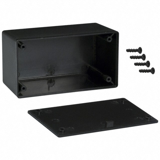 CU-793 BOX ABS BLACK 4.105"L X 2.230"W