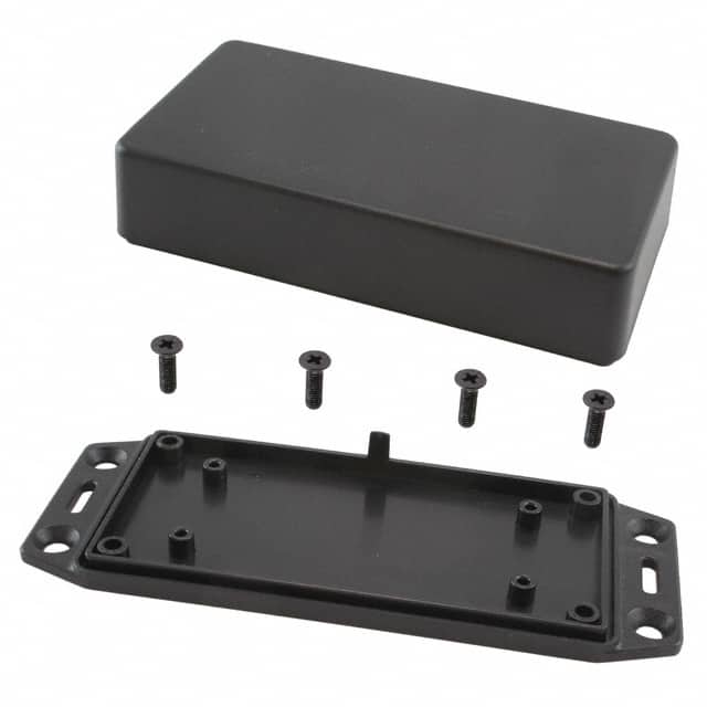 1591XXAFLBK BOX ABS BLACK 3.972"L X 2.023"W