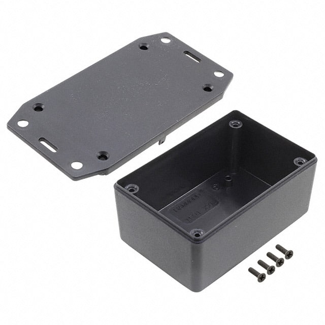 1591XXLSFLBK BOX PLAS BLK 3.427"L X 2.279"W