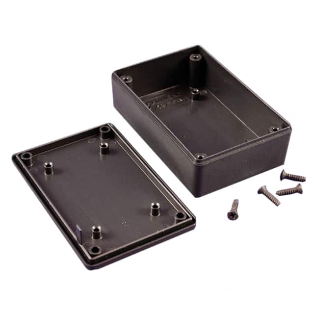 1591XXMSBK BOX PLAS BLK 3.395"L X 2.246"W