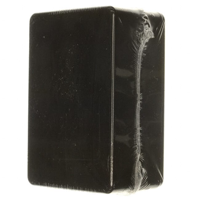 1591LSBK BOX PLAS BLK 3.346"L X 2.205"W