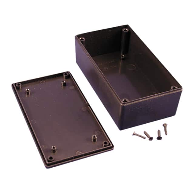 1591XXCSBK BOX PLAS BLK 4.781"L X 2.636"W