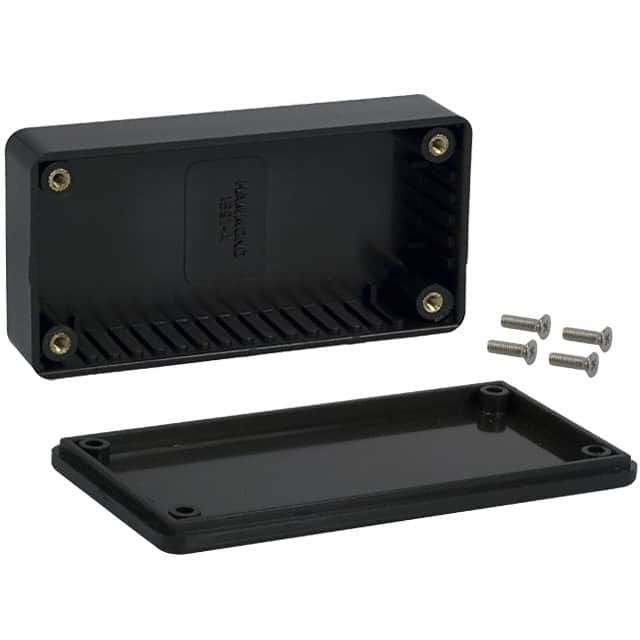 1591ABK BOX ABS BLACK 3.937"L X 1.969"W