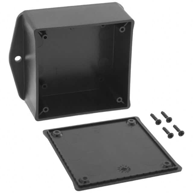 CU-1937-MB BOX ABS BLACK 3.110"L X 3.130"W