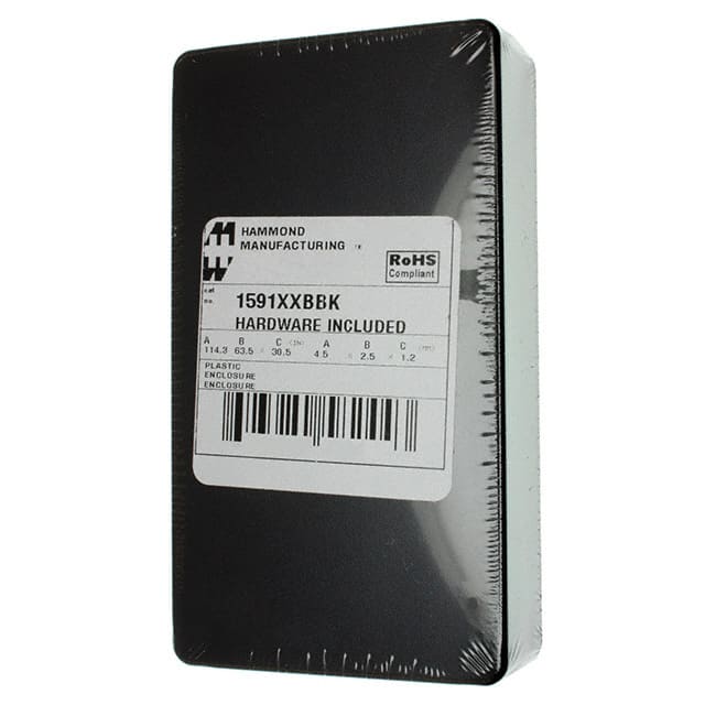 1591XXBBK BOX ABS BLACK 4.481"L X 2.493"W