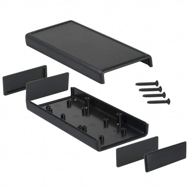 1593XBK BOX ABS BLACK 5.521"L X 2.607"W