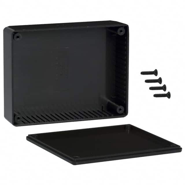 1591GSBK BOX PLAS BLK 4.744"L X 3.685"W