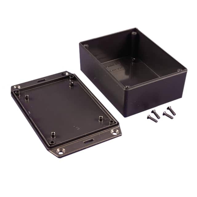 1591XXGSFLBK BOX PLAS BLK 4.821"L X 3.776"W