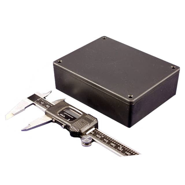 1591XXGSBK BOX PLAS BLK 4.821"L X 3.776"W