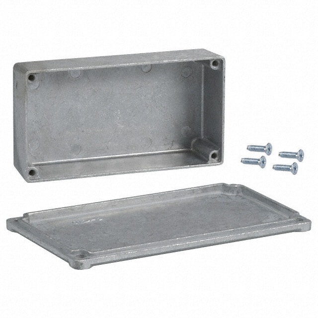 CU-124 BOX ALUM NAT 4.375"L X 2.375"W