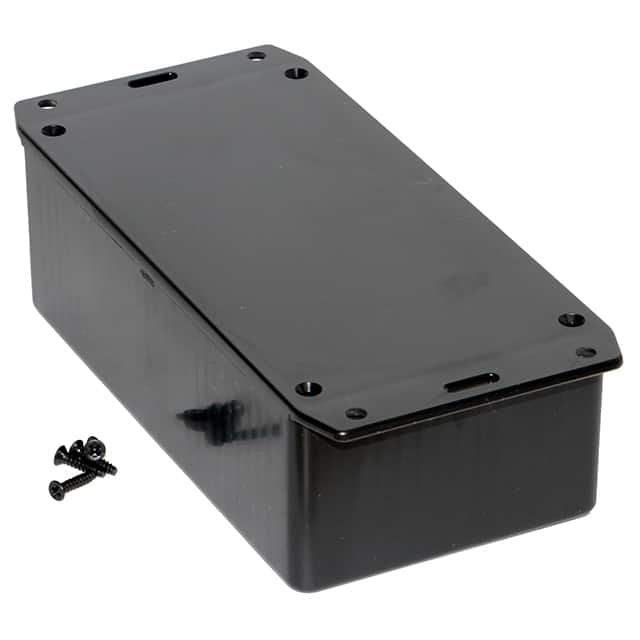 1591DSFLBK BOX PLAS BLK 5.906"L X 3.150"W