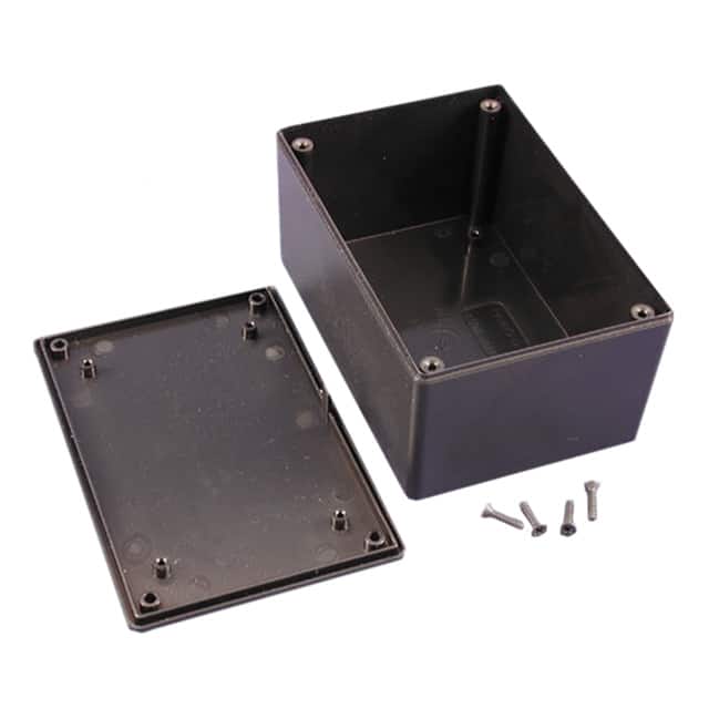 1591XXTSBK BOX PLAS BLK 4.853"L X 3.278"W