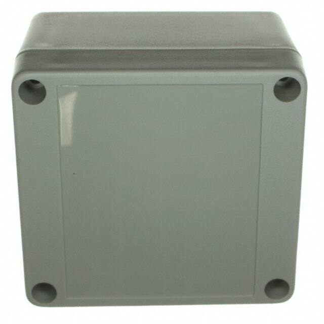 RP1065 BOX ABS GRAY 3.168"L X 3.366"W