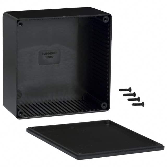 1591USBK BOX PLAS BLK 4.724"L X 4.724"W