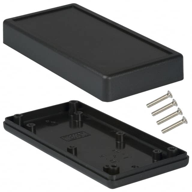 1599EBK BOX ABS BLACK 6.693"L X 3.366"W