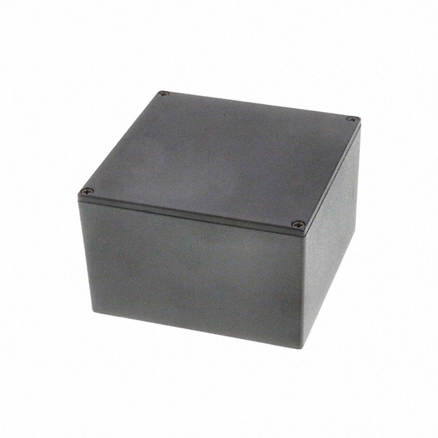 1590JBK BOX ALUM BLACK 5.709"L X 3.740"W