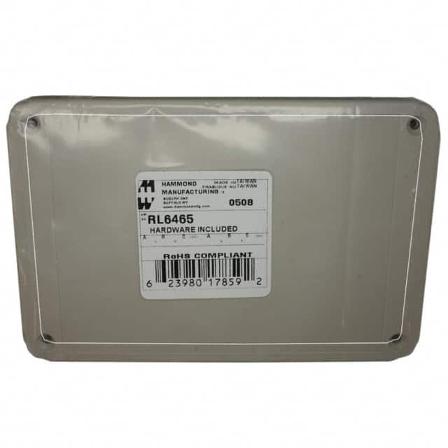 RL6465 BOX ABS GRAY 5.906"L X 3.937"W