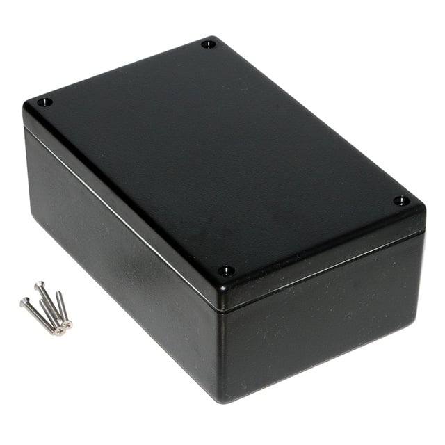 1594EWBK BOX ABS BLACK 6.575"L X 4.213"W